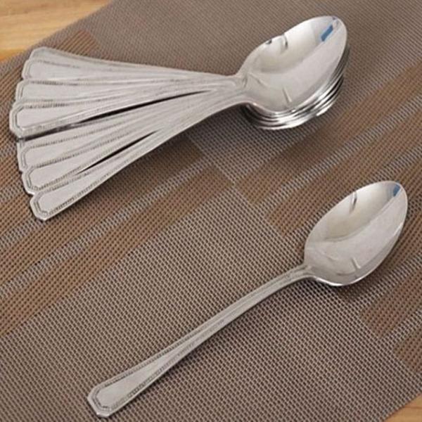 스텐양식기 숟가락 10P 양식스푼 업소용스푼 업소용