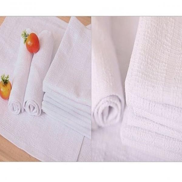 순면물수건 소 50p 수건 행주 손수건 물수건 업소용품