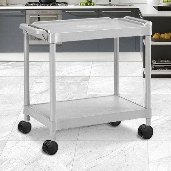 CART-2002A 서빙카 이동식 트레이 바퀴 수납장 선반