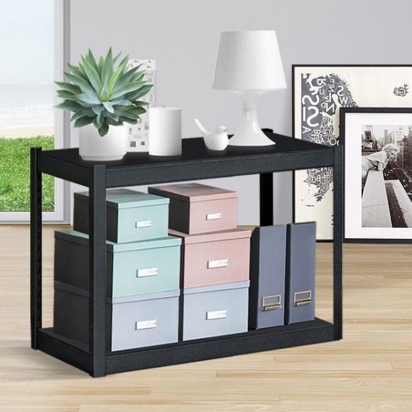 고릴라랙 1200 2단 90 메탈 앵글 선반 무볼트 조립식