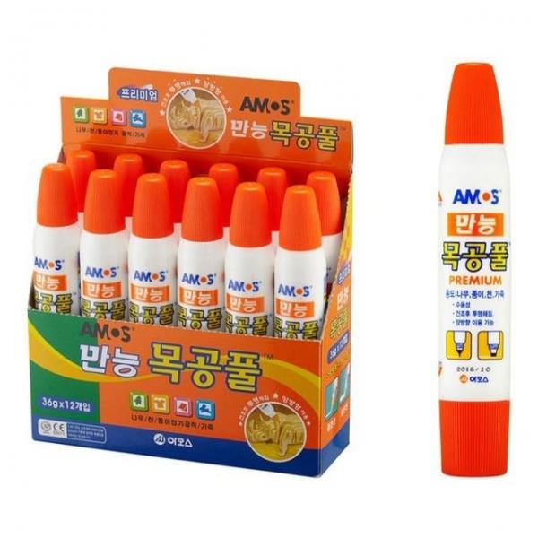 아모스만능목공풀 36g 12개 - 42804