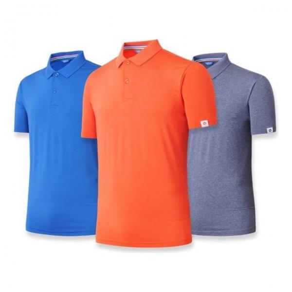 (티셔츠(카라))스판덱스 솔리드 반팔 (카라티)