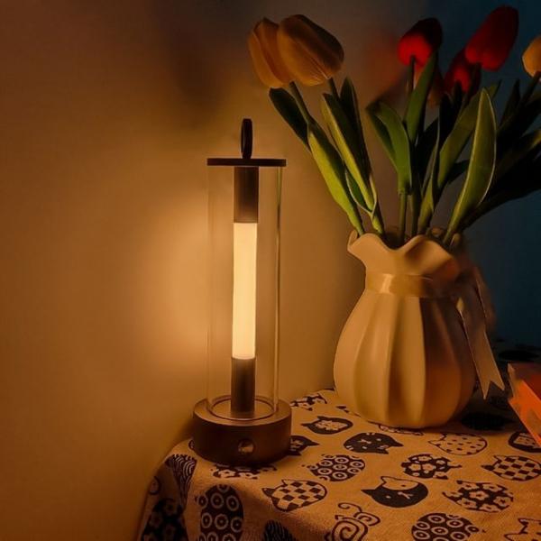 조명하우스 무선 터치 테이블 스탠드 충전식 무드등