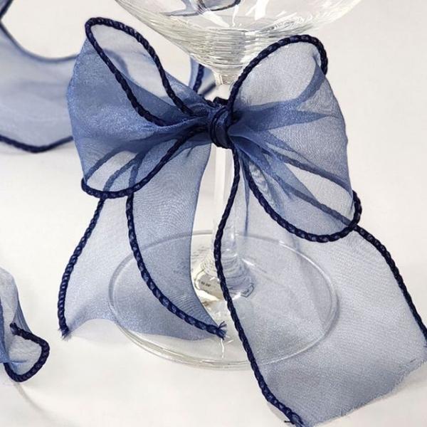 광탁있는망사리본끈 고급스러운 오간디리본