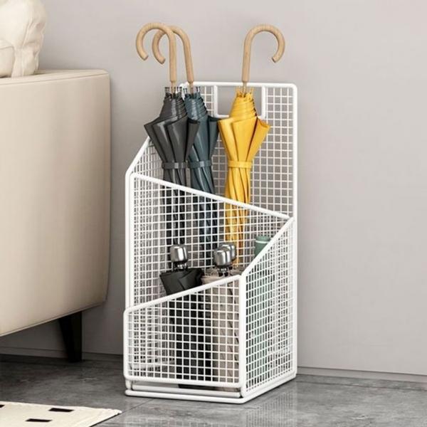 메쉬 철제 스탠드 대용량 우산꽂이 카페 소형샵 R01