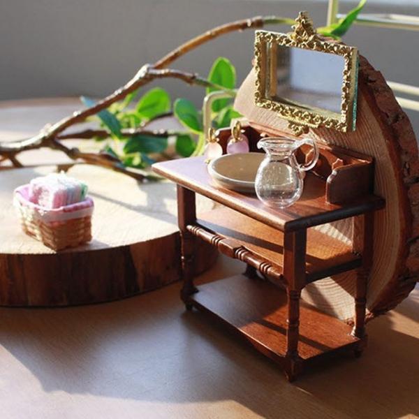 북유럽 엔틱 가구 욕실 미니어처 세츠 1P 장식 소품