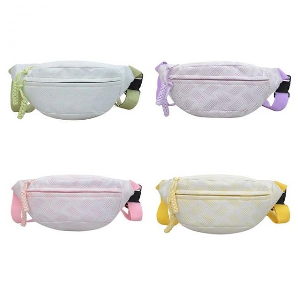 파스텔 빗살무늬 슬링백 힙색