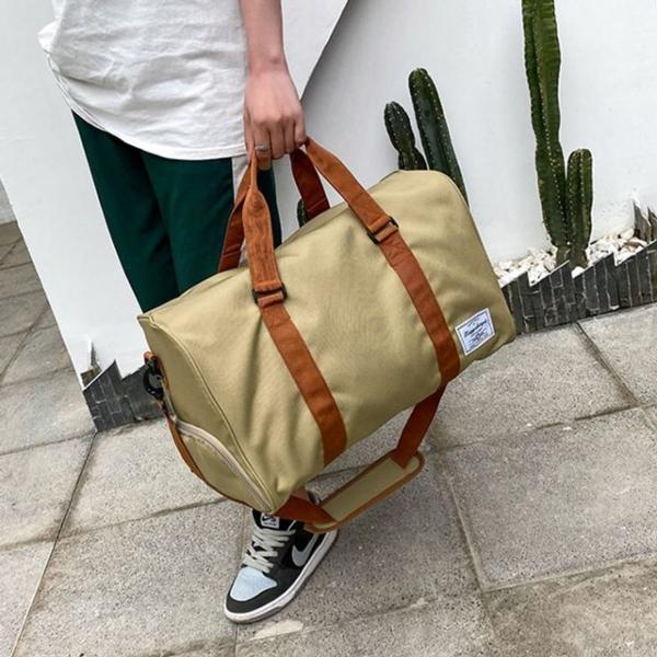 심플 모먼트 캔버스 보스턴백