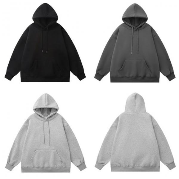 남녀공용 오버핏 베이직 후드티 커플후드 빅사이즈