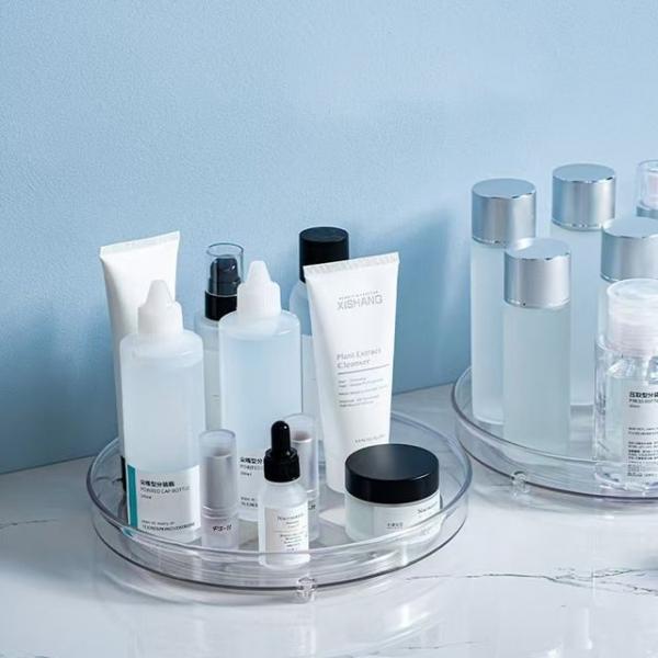 화장품 양념통 싱글 회전 트레이