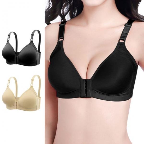 심리스 빅사이즈 브라 큰가슴 보정 노와이어 브래지어