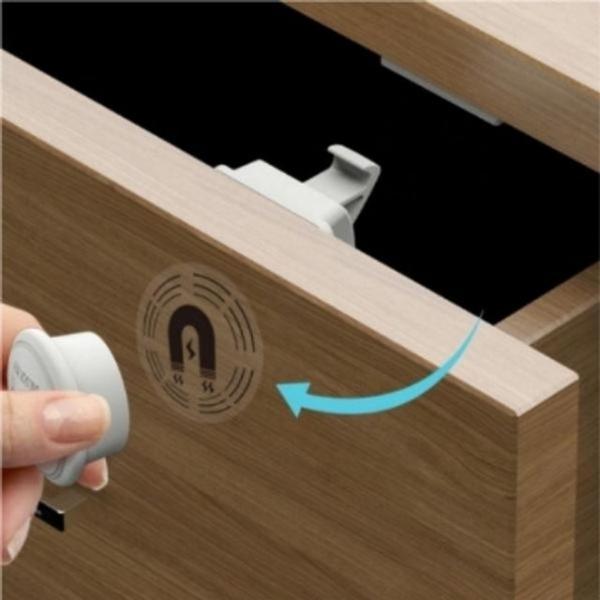 히든 서랍 잠금장치