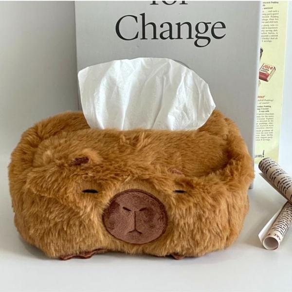 카피바라 티슈 케이스 휴지 보관함 각 냅킨 커버