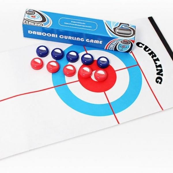 다우리 컬링 보드게임 학교 야유회 휴대용 컬링게임
