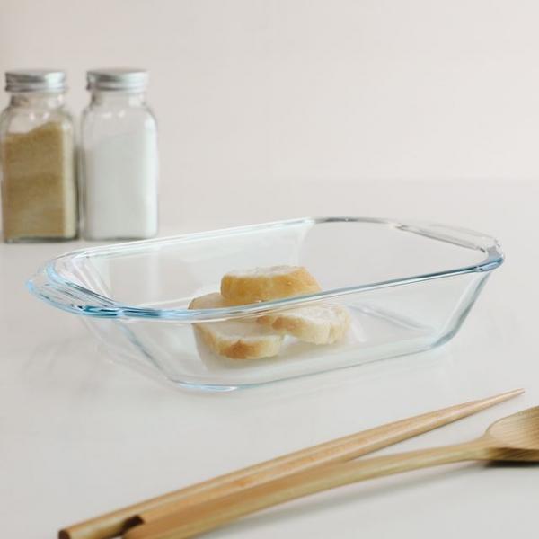 내열유리 직사각 오븐 전자레인지 용기 800ml