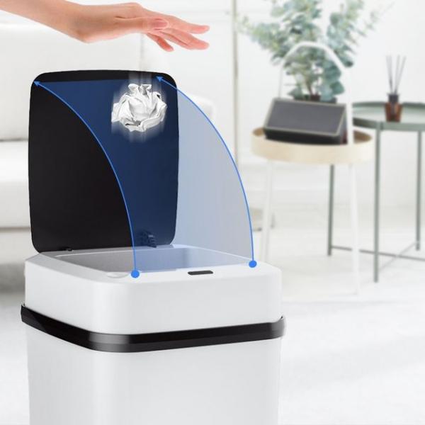 모션감지 자동 센서 휴지통 스마트 밀폐 쓰레기통