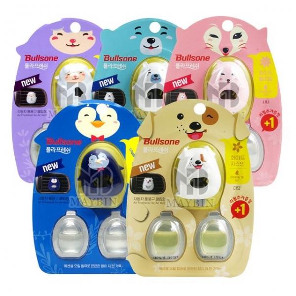 불스원 캐릭터 통풍구형 방향제 클립형