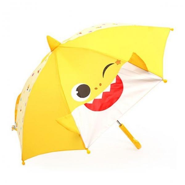 핑크퐁 아기상어 40 패턴입체 우산 유아동 자동 3-4세