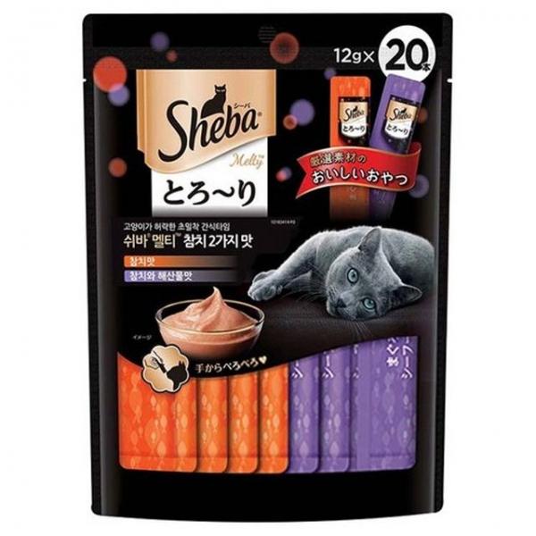 고양이 습식 간식 참치 해산물 20개입 1P 파우치 스틱