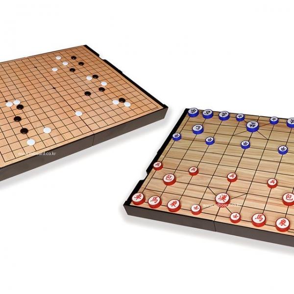 소형 자석 바둑+장기(양면)-M-156 양면세트 보드게임
