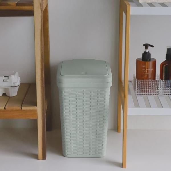 8L 원터치 휴지통 미니 틈새 쓰레기통 탁상용