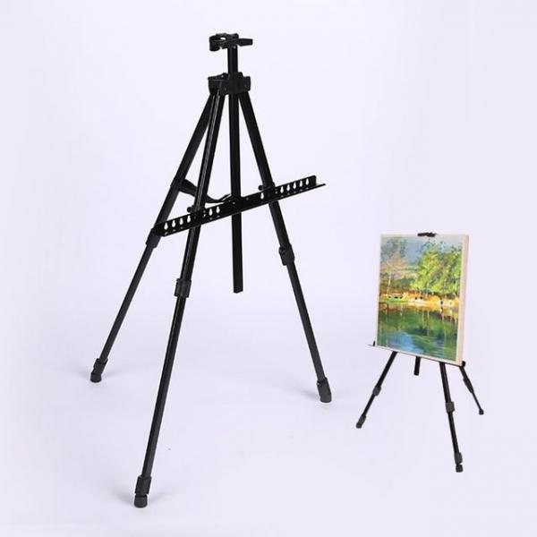 3단 철제 이젤 휴대용 접이식 그림 액자 받침 DD-13001