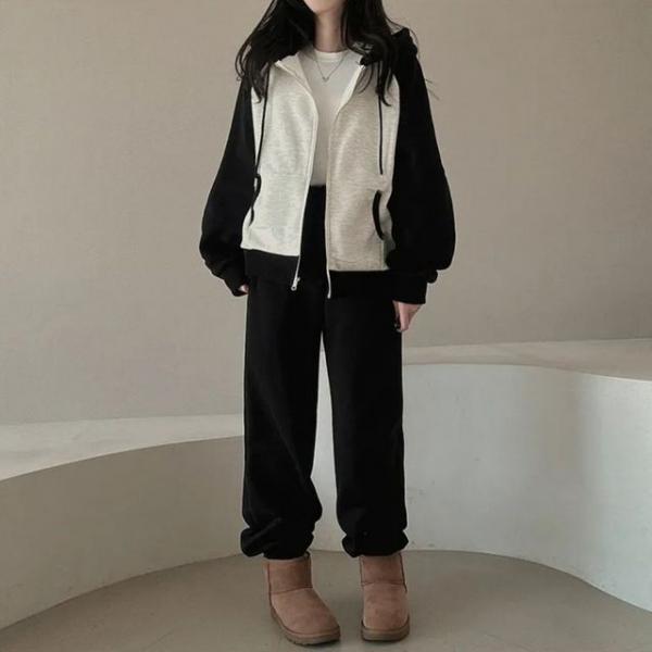 데일리 조거 나그랑 후드 세트 데일리