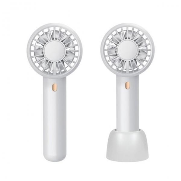 미니 더블팬 핸디선풍기 듀얼팬 화이트 휴대용