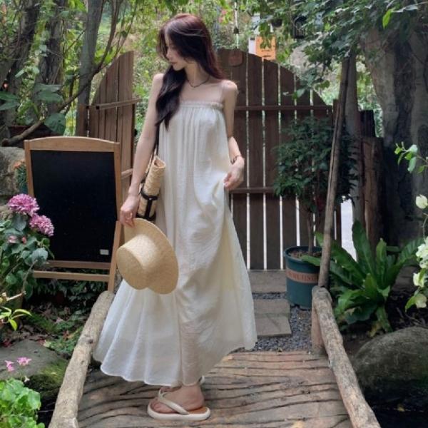 끈나시 뷔스티에 롱원피스