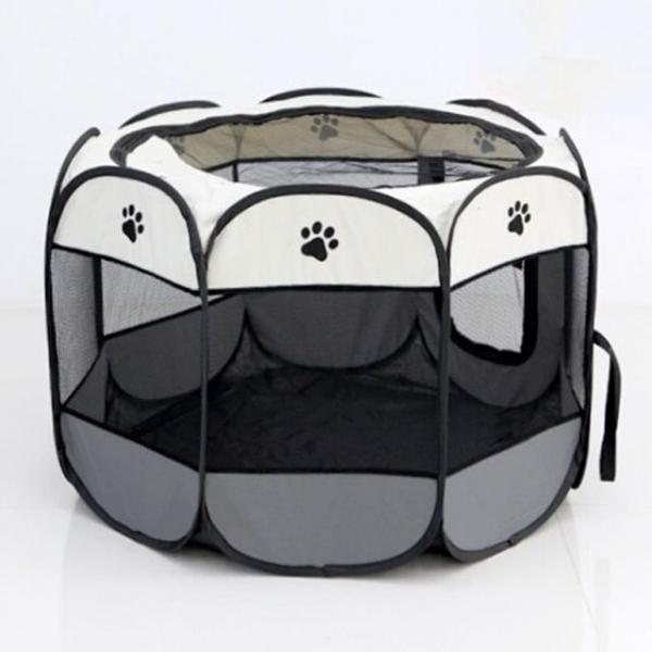 강아지 코너 방수 텐트 차콜그레이 특대형 1P 원터치