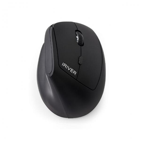 (아이리버) 무선 버티컬마우스 EV15 블랙 (1개)