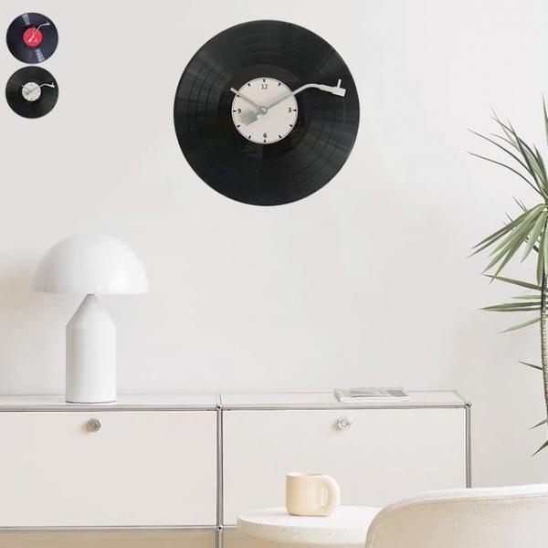 LP 인테리어 벽시계 30cm 빈티지 거실 침실 장식시계