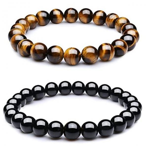 호안석팔찌 흑요석 석 소원 행운 불교 오닉스 팔