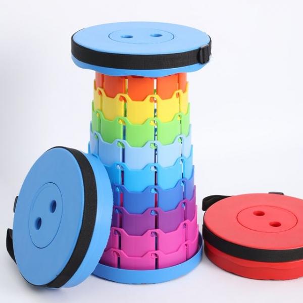 접이식 간이 의자 낚시 캠핑 보조 원형 스툴 체어