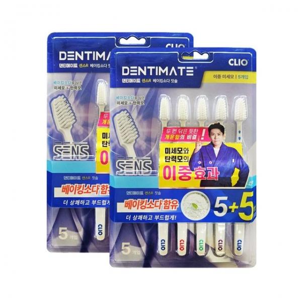 크리오 덴티메이트 센스R 칫솔 10입 이중미세모