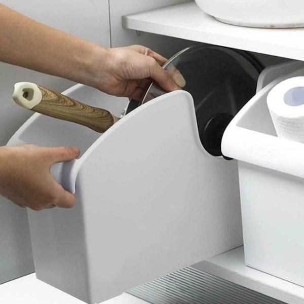 그레이 수납 정리함 틈새정리함 바퀴수납함