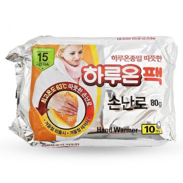 하루온팩 손난로(10매입) 8987 포켓용 흔드는 핫팩