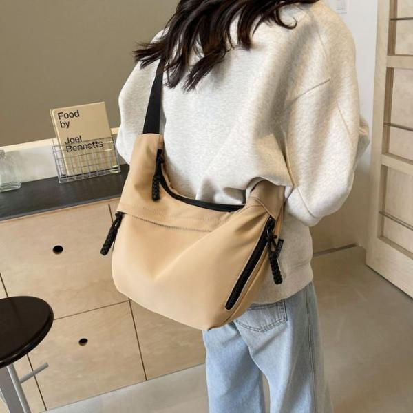 베이직 만두 크로스백 숄더겸용 빅백 메신저백