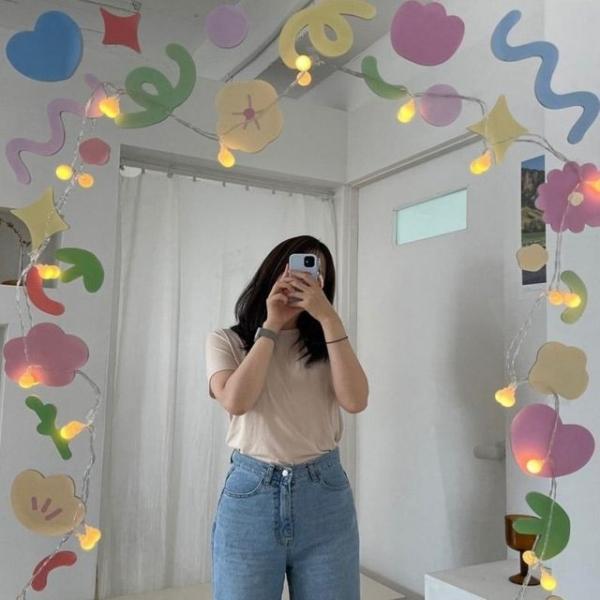 거울 꾸미기 유리 창문 유리창 스티커 유리문 KK0164