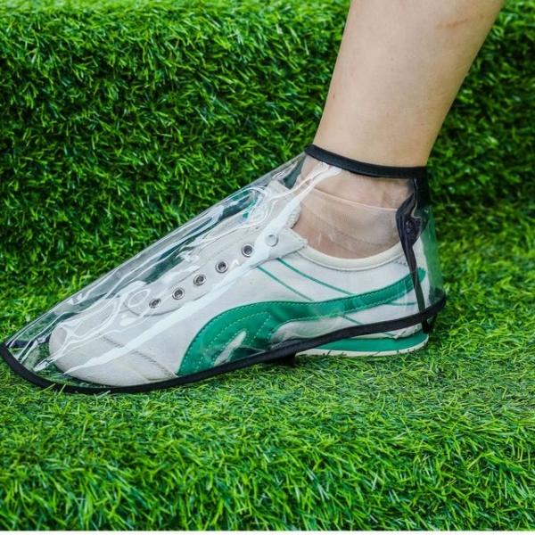 미용실 신발 보호 투명 덮개 1쌍