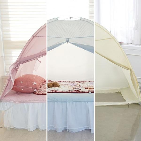 원터치 난방 방풍 텐트 소 싱글 1인