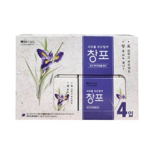 크리오 동산비누 창포비누 100g 4입