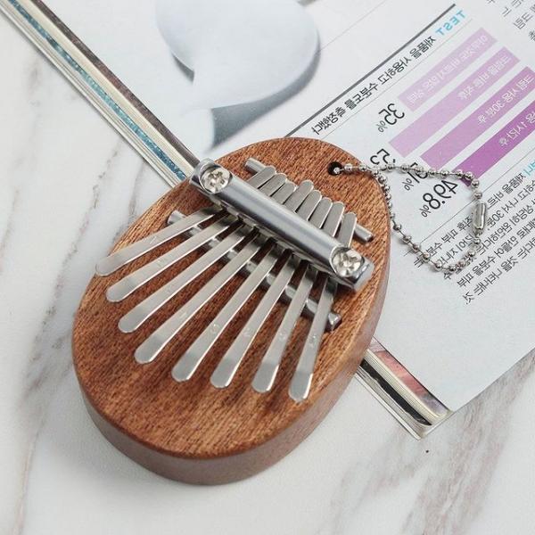 마호가니 8음계 미니 칼림바 플레이트 우드칼림바