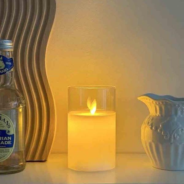 LED 초 흔들리는 촛불 캔들 양초 조명 인테리어 대형
