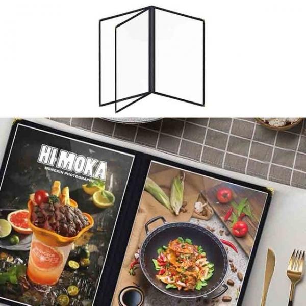 투명 메뉴판 A4 바인더 카페 식당 클립보드 6페이지