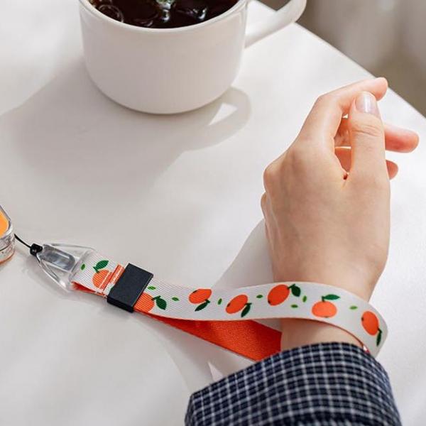 패턴 핸드폰 손목스트랩