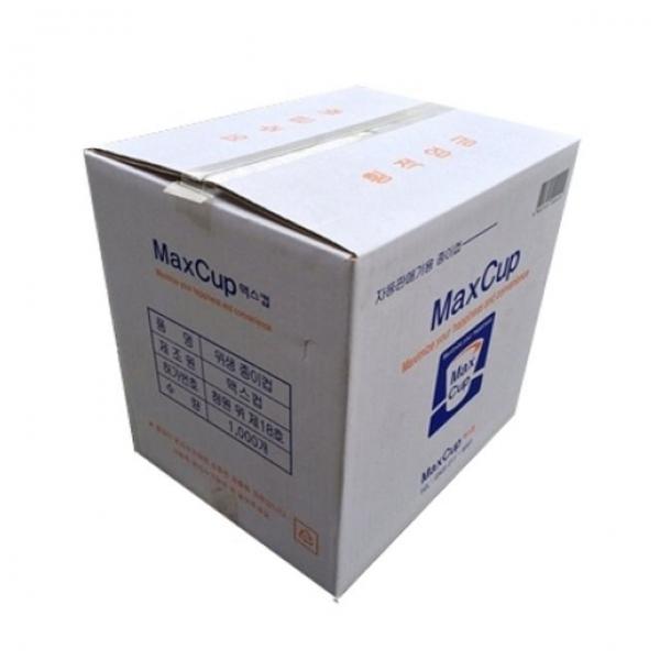맥스 펄프 종이컵 184그램 50개입x20줄 박스(20개입)