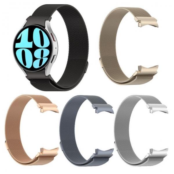 갤럭시워치7 원터치 밀레니즈밴드 메탈스트랩 날개형