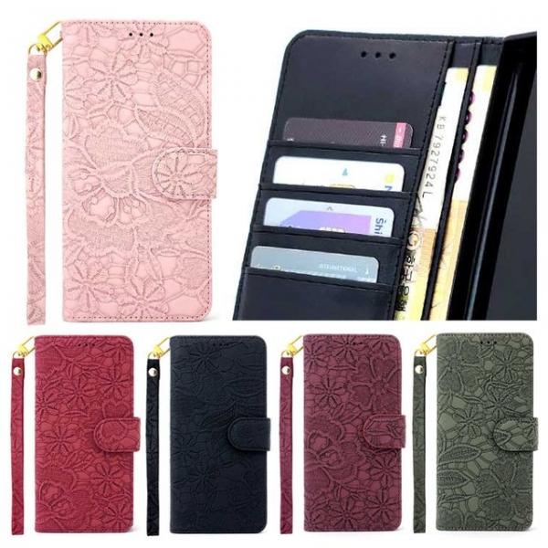 갤럭시와이드7 케이스 앤플라워 지갑 다이어리 M156