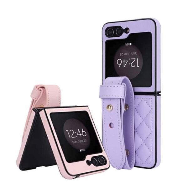 갤럭시Z플립6 5 로빈 벨트 스트랩 퀼팅 범퍼케이스